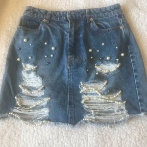 Forever 21 denim skirt